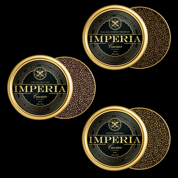 three times of kaluga hybrid reserve imperia caviar