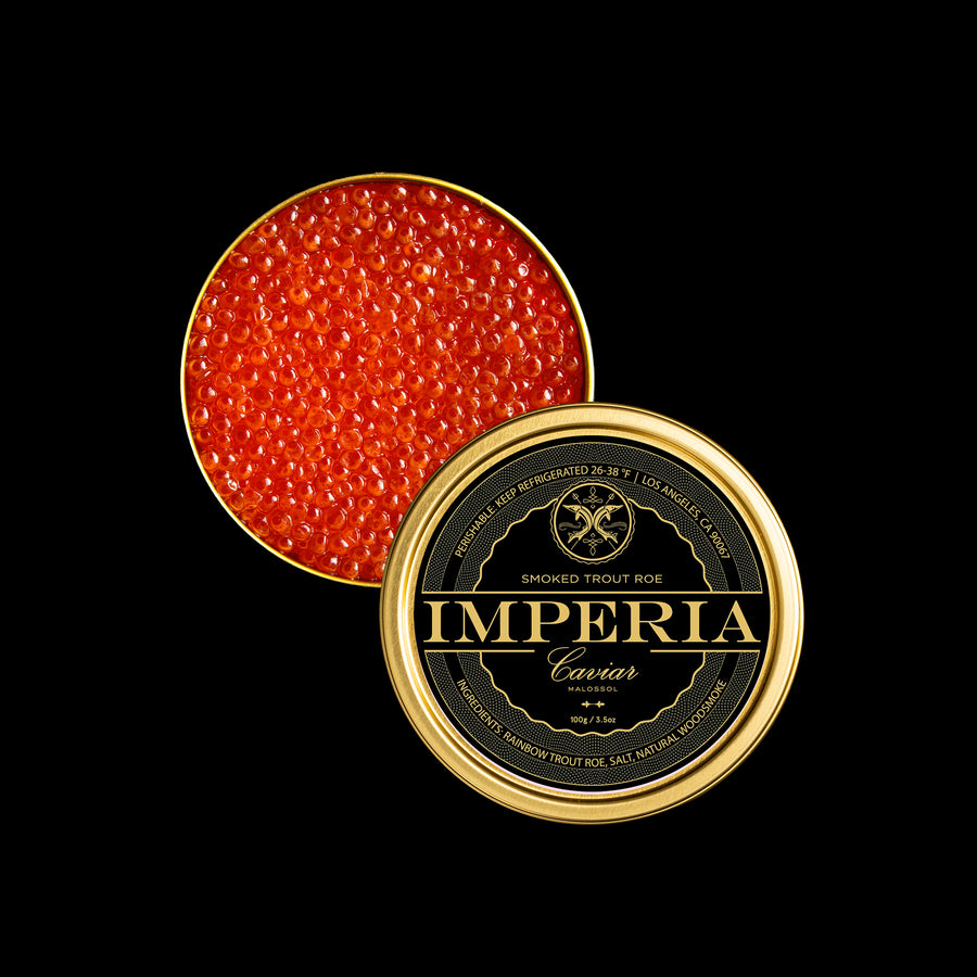 Smoked Trout Roe & Royal Ossetra Caviar