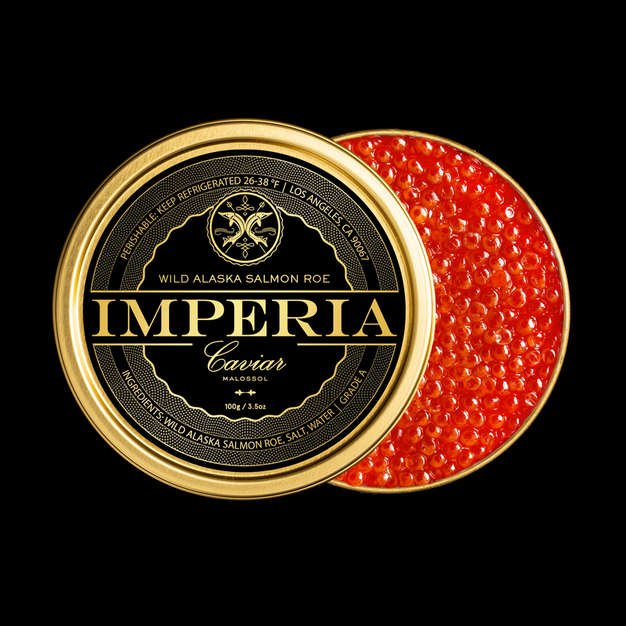a win of wild alaska salmon roe